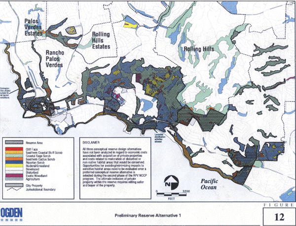 Map of Preliminary Reserve Alternative 1