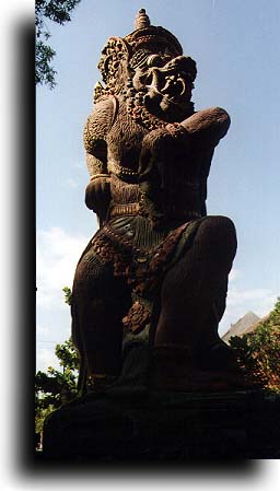A statue of the barong